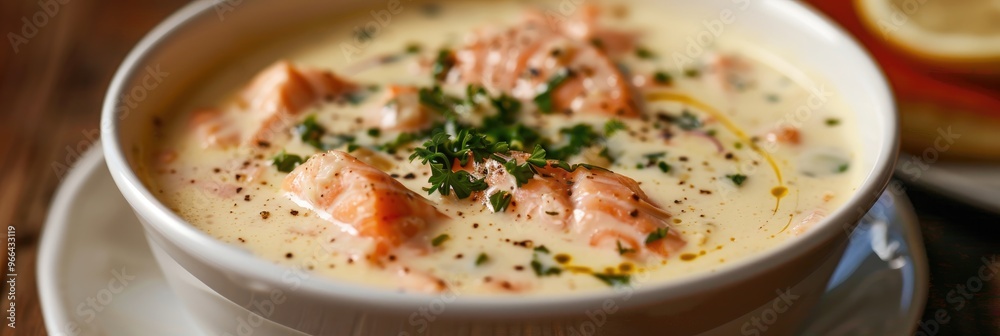 Rich and creamy salmon chowder Rich and creamy salmon chowder
