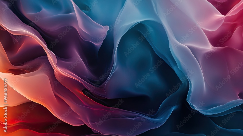 Dynamic waves and translucent layers intertwining in a stunning fluidity aesthetic, rich hues and smooth transitions captured in a dramatic 16:9 scene Dynamic waves and translucent layers intertwining in a stunning fluidity aesthetic, rich hues and smooth transitions captured in a dramatic 16:9 scene
