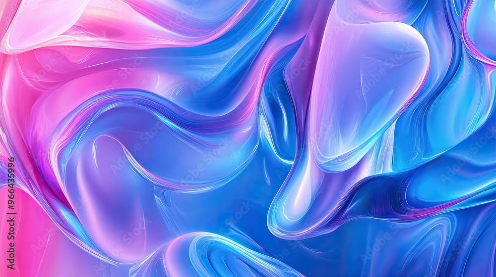 Serene liquid patterns and soft gradients merging in a fluidity ...