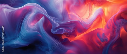 Artistic fluid forms and gentle color transitions in a mesmerizing fluidity aesthetic, creating a harmonious and visually appealing 21:9 image photo