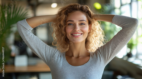 woman in a state of plenitude