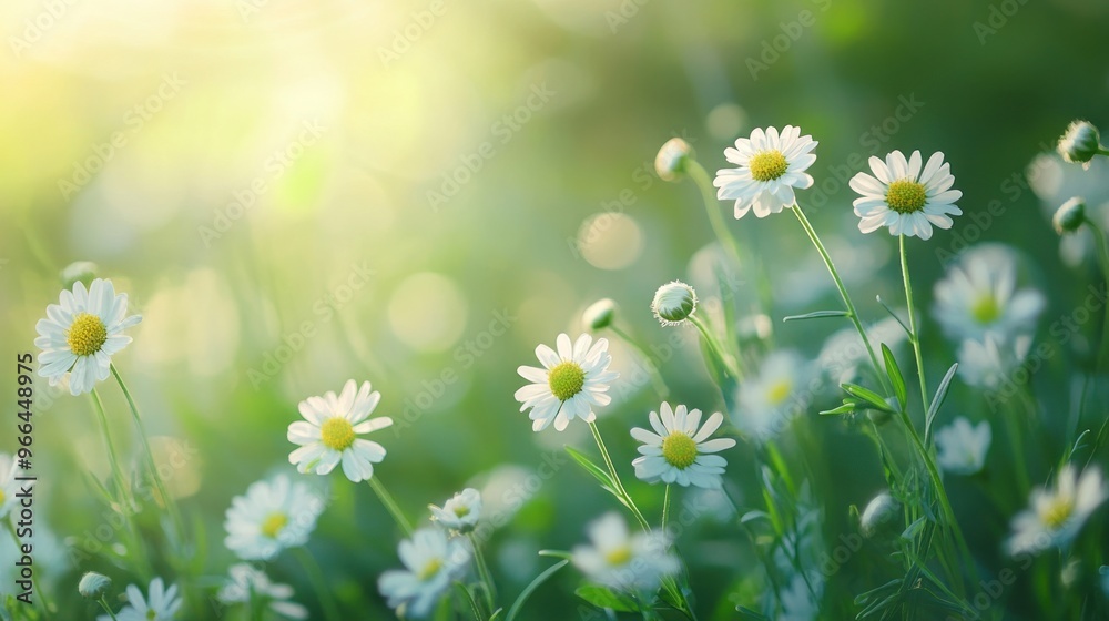 Sunlit Meadow of Daisies Sunlit Meadow of Daisies
