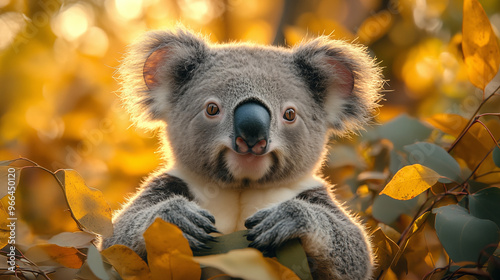 Koala in the wild. Beautiful extreme close-up. Printable photo with Instant Download. Digital photography. Art Decor. Digital art.