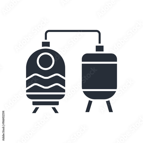brewery icon. vector.Editable stroke.linear style sign for use web design,logo.Symbol illustration.