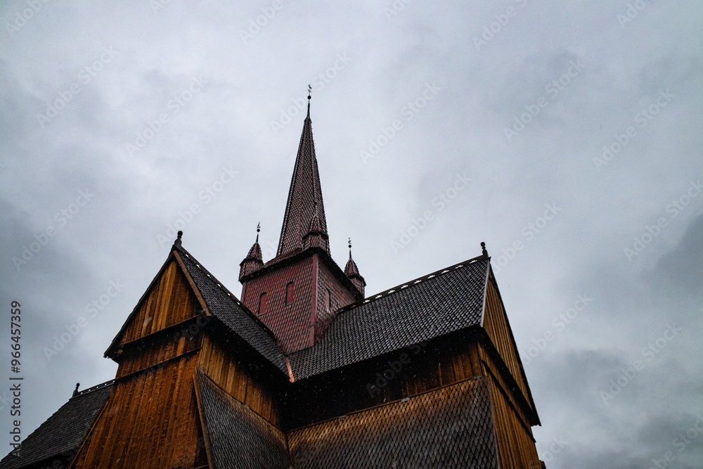 Fototapeta premium Stabkirche in Norwegen