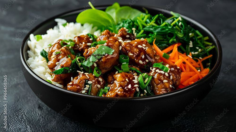 Fototapeta premium Rainbow Poke Bowl