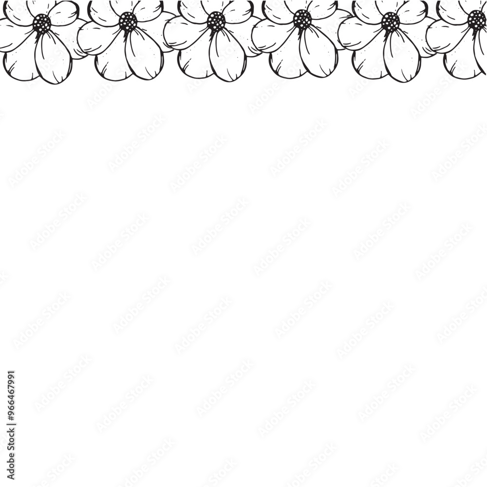 Graphic flowers. Hand draws graphic illustrations on a white background. Graphic flowers for design Graphic flowers. Hand draws graphic illustrations on a white background. Graphic flowers for design
