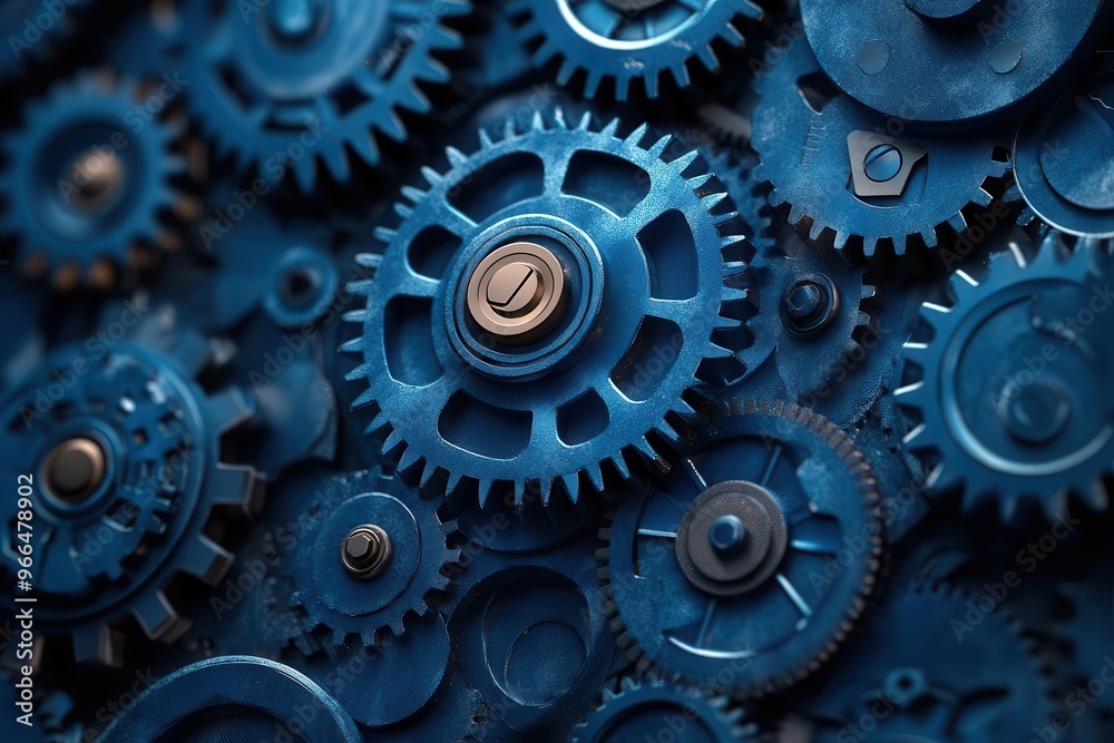 intricate gears and cogs in various shades of cyan mechanical background technological concept seamless pattern design intricate gears and cogs in various shades of cyan mechanical background technological concept seamless pattern design