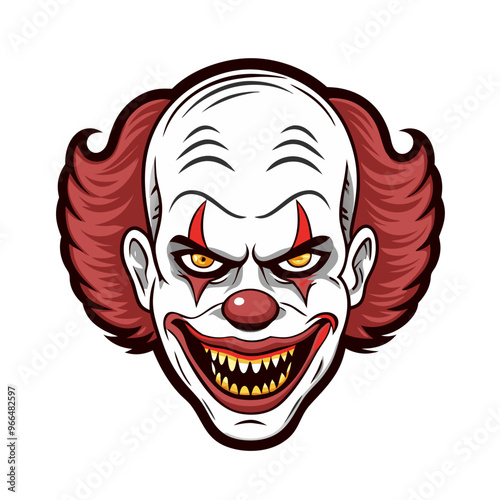 Clown mask for Halloween
