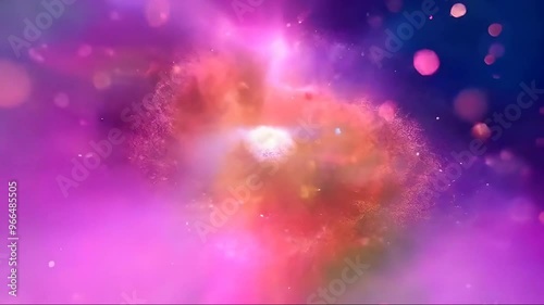 abstract background with bokeh