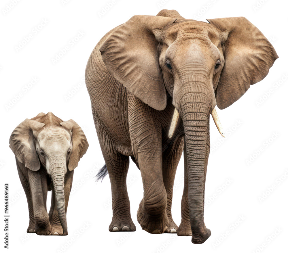 Obraz premium PNG Elephant wildlife animal mammal.