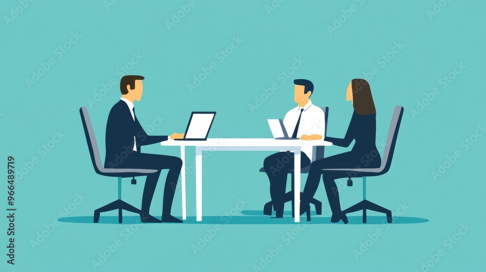interview hiring concept illustration interview hiring concept illustration