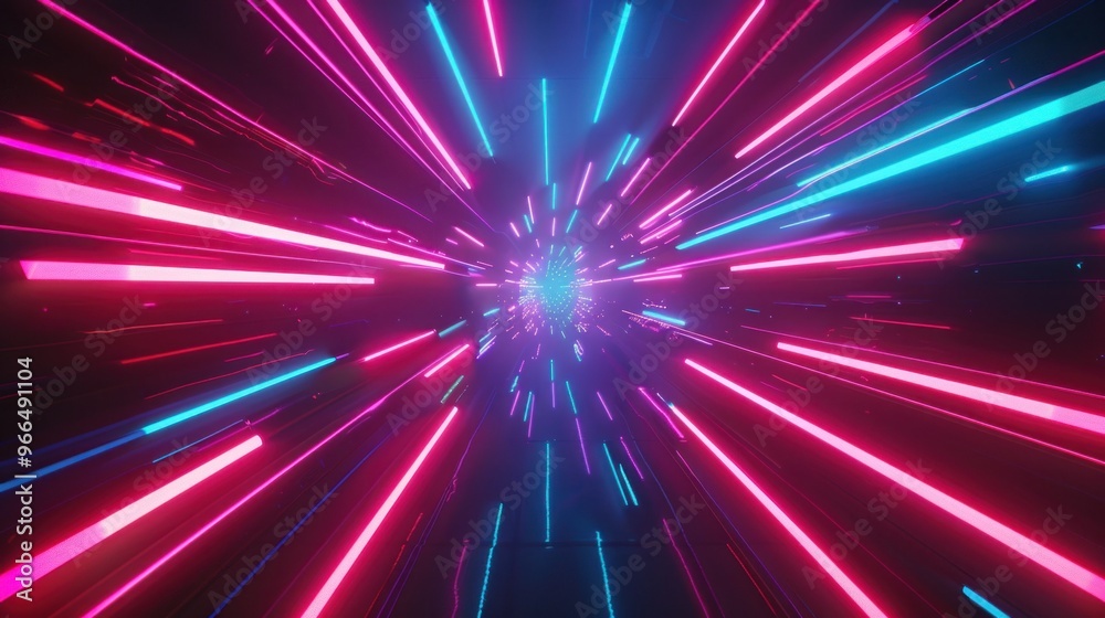 Abstract Neon Lights Background Abstract Neon Lights Background