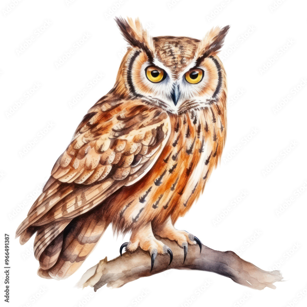 Fototapeta premium PNG Animal bird owl wildlife.