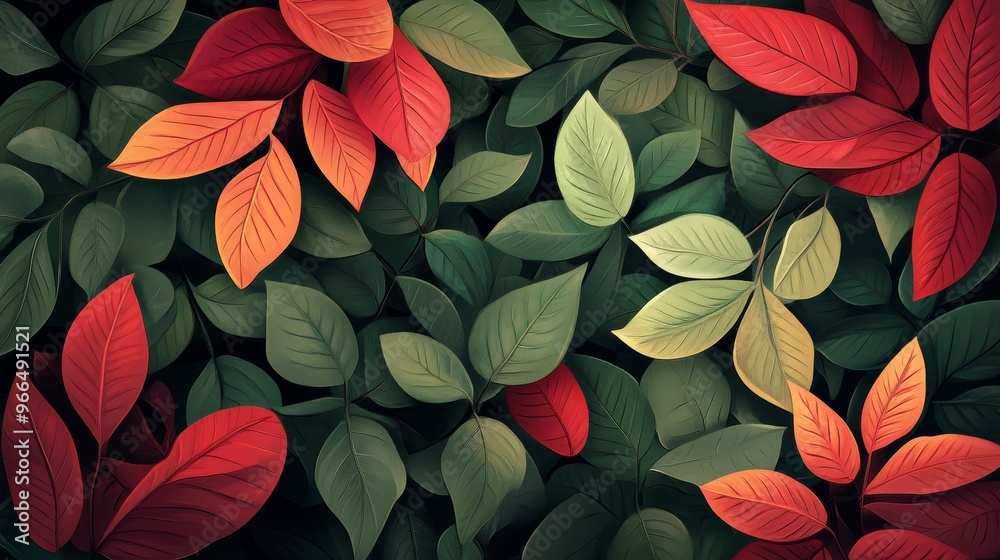 leafs pattern backround illustration leafs pattern backround illustration