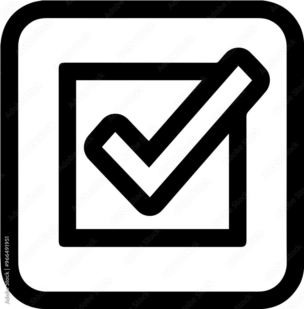 Check icon, confirmation, completion, approval check illustration Check icon, confirmation, completion, approval check illustration