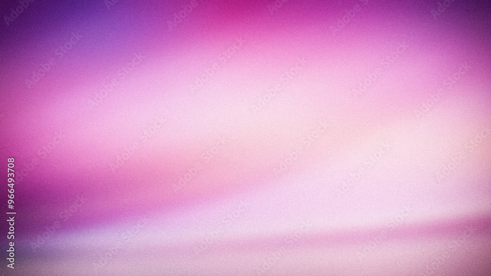Fototapeta premium Grainy gradient with vibrant pink and purple hues, providing a bold and elegant 4K background, perfect for wallpapers, banners, and backdrops with a smooth blur effect
