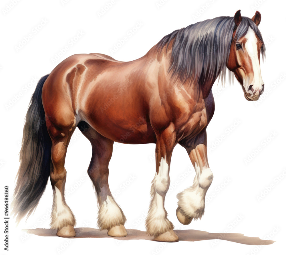 Fototapeta premium PNG Horse stallion mammal animal.