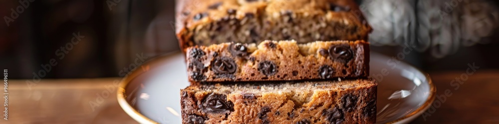 Leopard Print Banana Bread or Cake Leopard Print Banana Bread or Cake