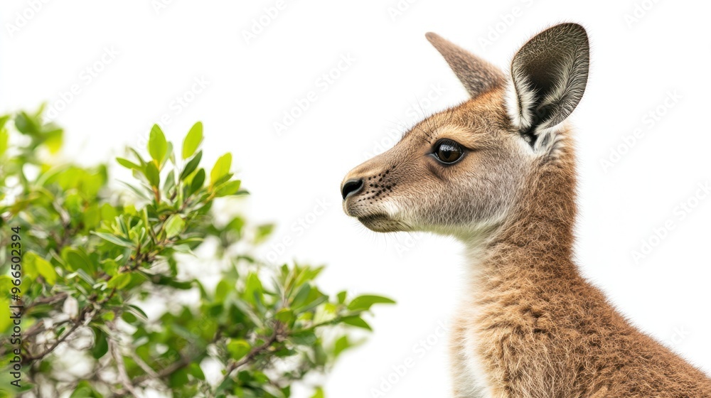 Fototapeta premium Close-up of a Young Kangaroo