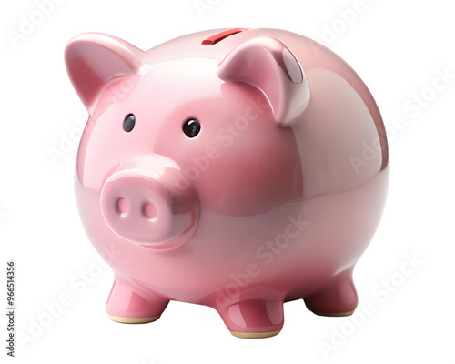 piggy bank isolated on white background