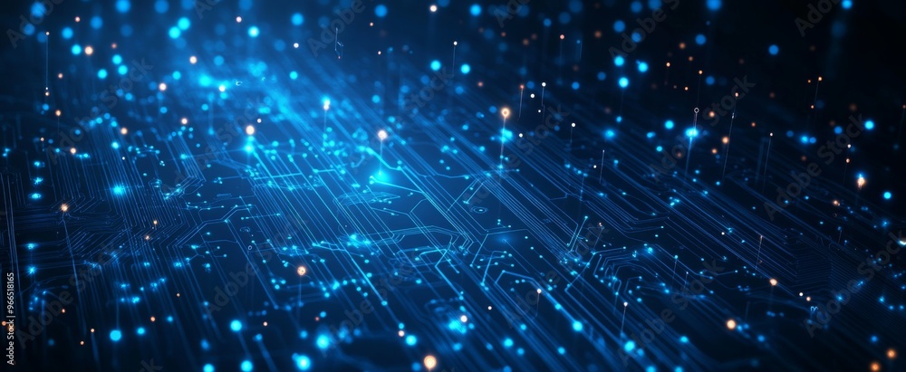 Fototapeta premium abstract structure circuit computer technology business background