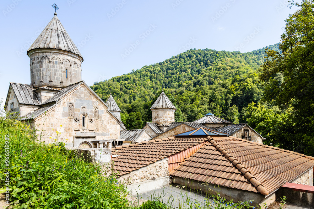Obraz premium roofs and St Astvatsatsin Church in Haghartsin