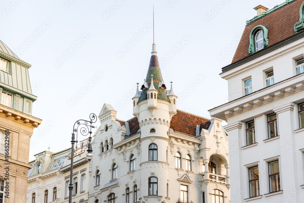 Obraz premium top of an old building