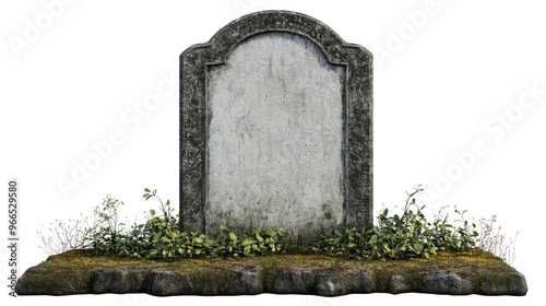 tombstone on a transparent background