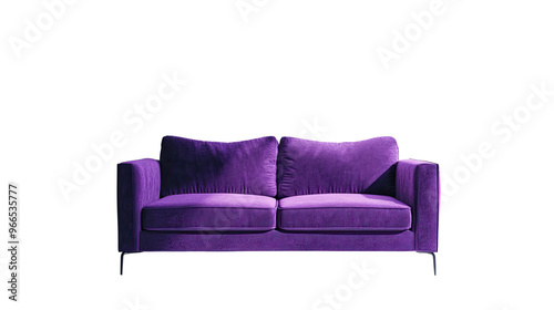 Sofa on transparent background