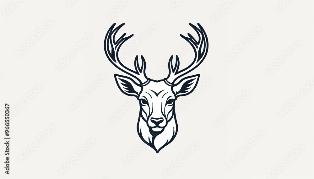 deer head icon. deer head silhouette. deer head vector. head silhouette. silhouette of a deer. black and white deer deer head icon. deer head silhouette. deer head vector. head silhouette. silhouette of a deer. black and white deer