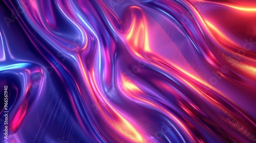 Mesmerizing Waves of Multicolored Digital Fluidity and Ethereal Energy An Captivating Abstract Background Evoking a Futuristic Visionary and Experimental Aesthetic