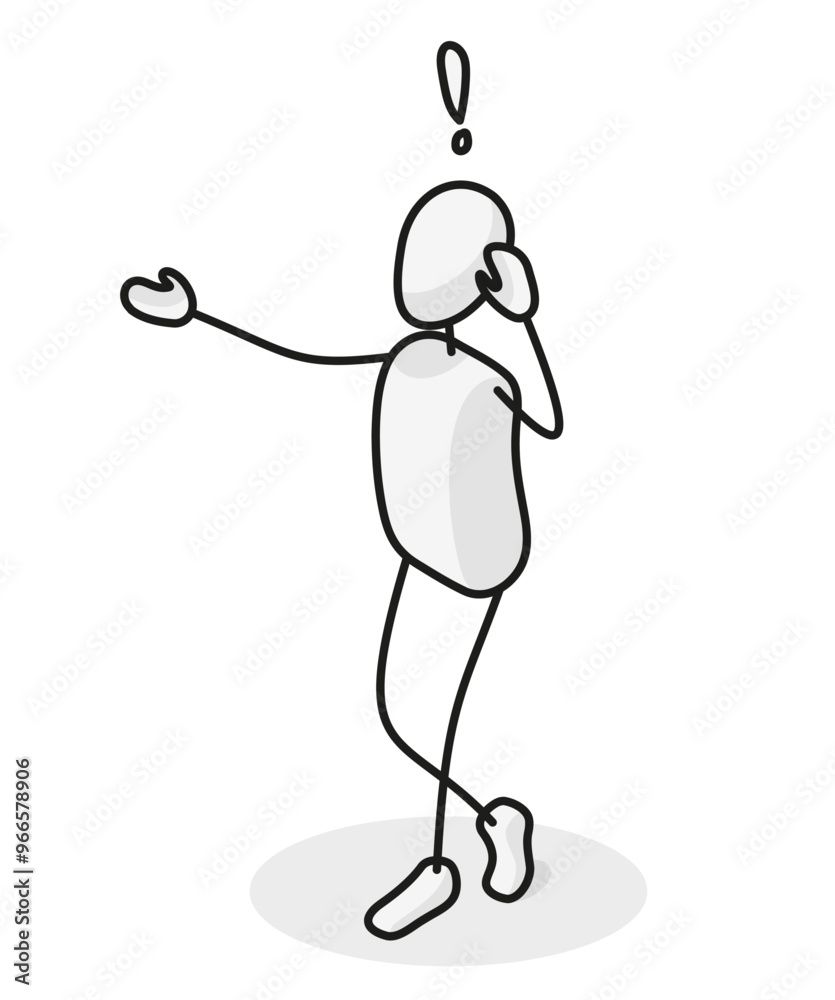 Isometric stick man figure story set characters Isometric stick man figure story set characters