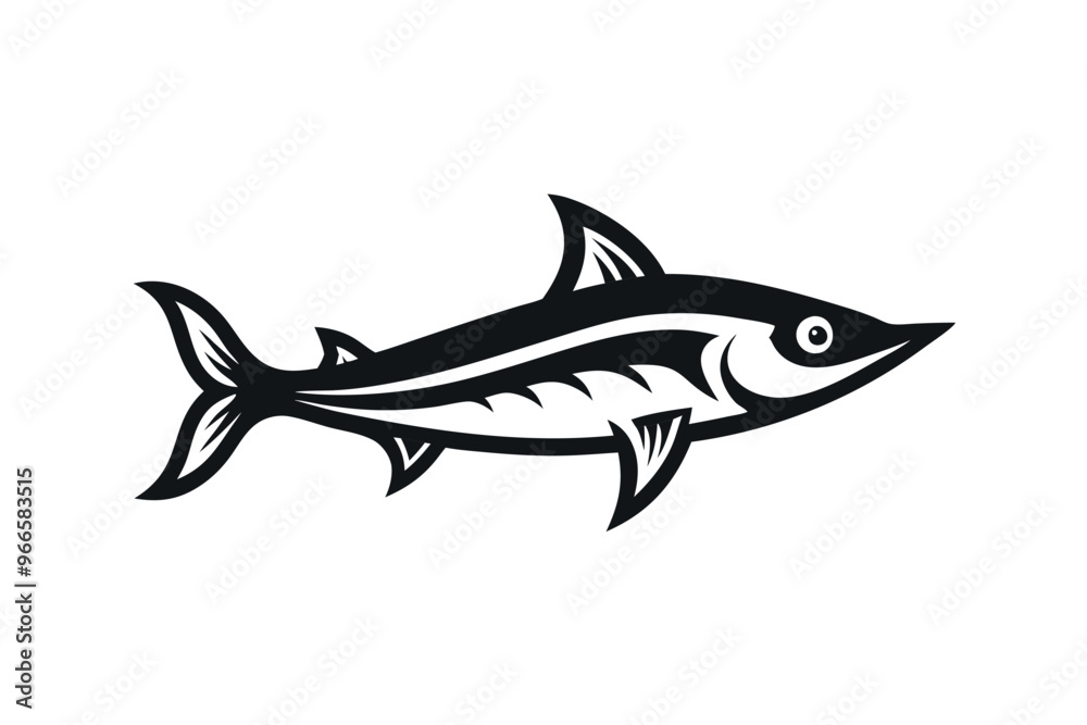 A beautiful Barracuda vector design A beautiful Barracuda vector design