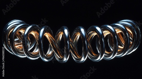 A neck illustrated as a coiled spring, representing the tension and tightness of stiffness.