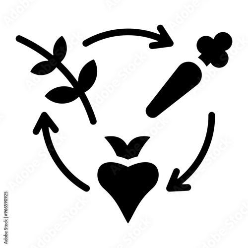 Crop Rotation Icon