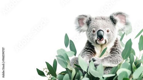 koala on a transparent background