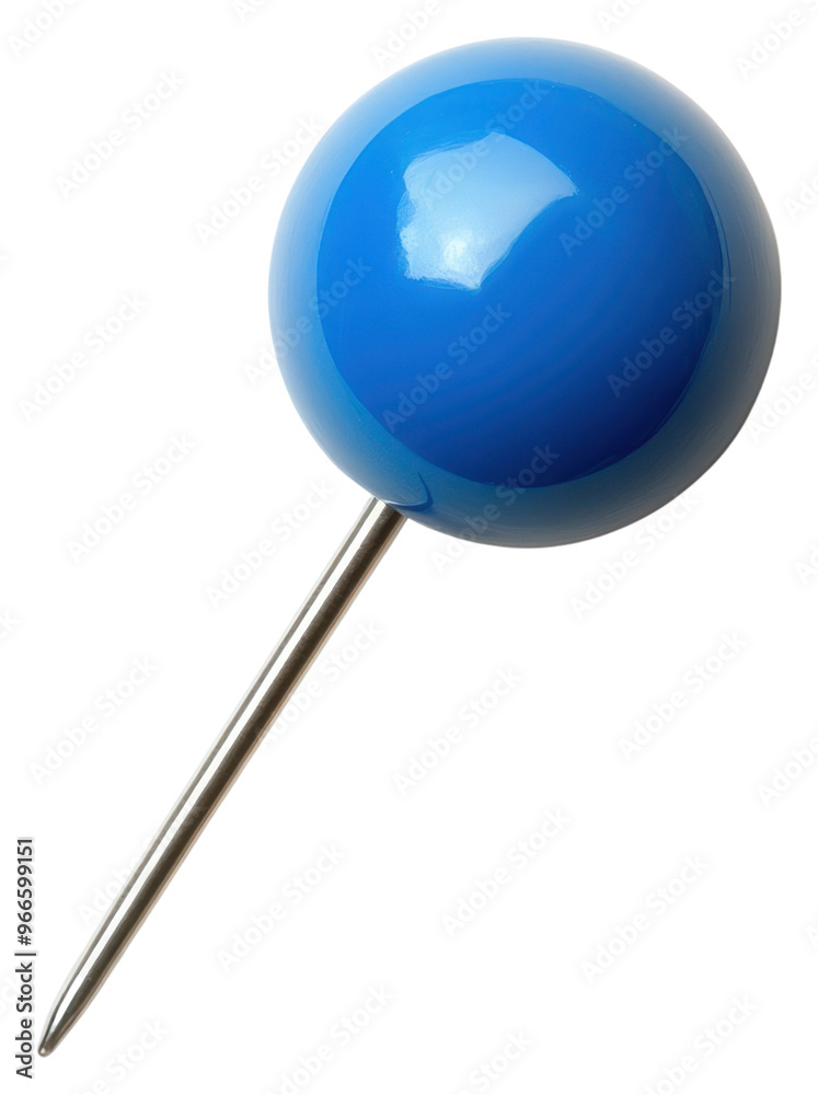 PNG Blue push pin isolated round white. PNG Blue push pin isolated round white.