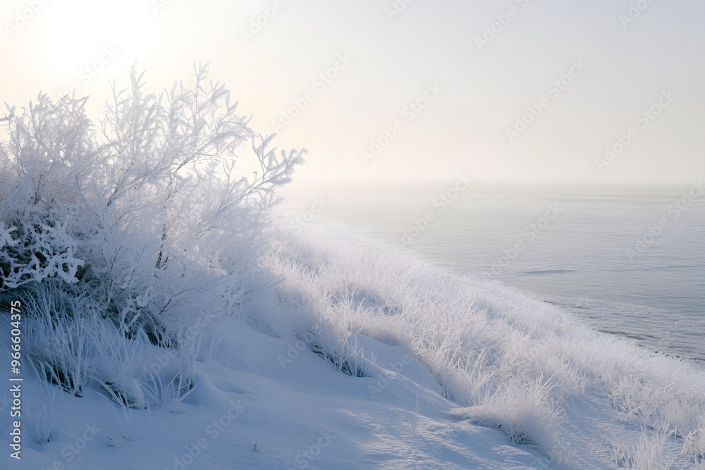 Frozen Landscape with a View