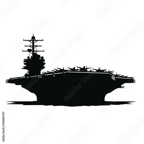 Aircraft Carrier Silhouette