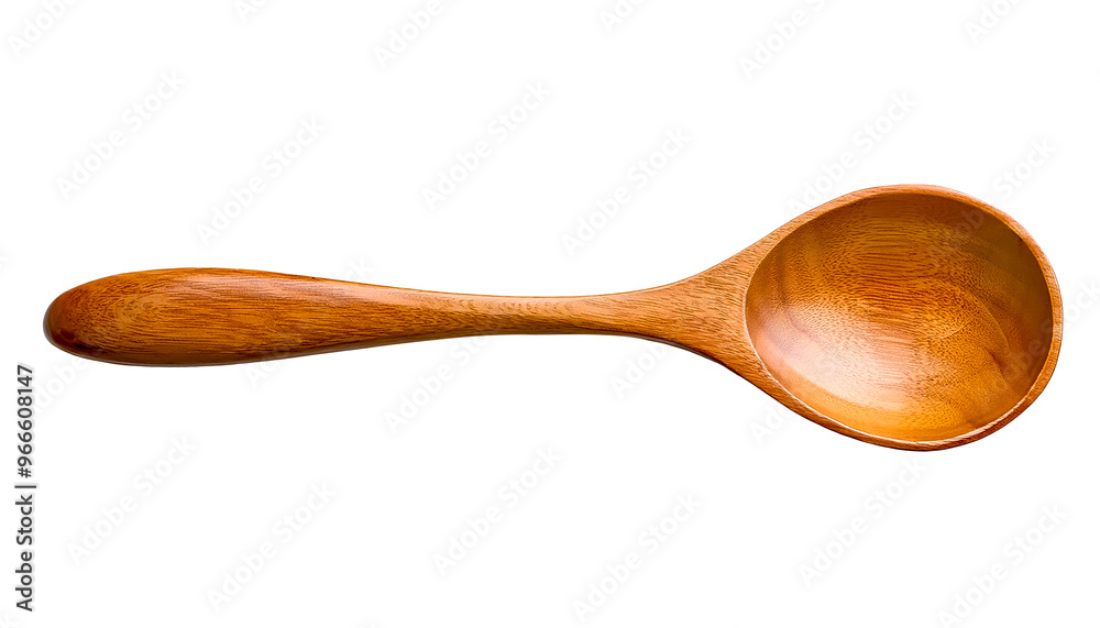 Wooden spoon cut out design element Wooden spoon cut out design element