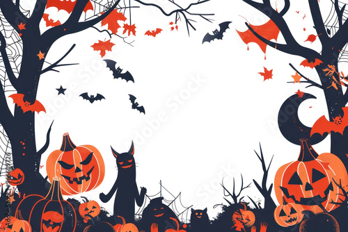 PNG Spooky Halloween-themed illustration