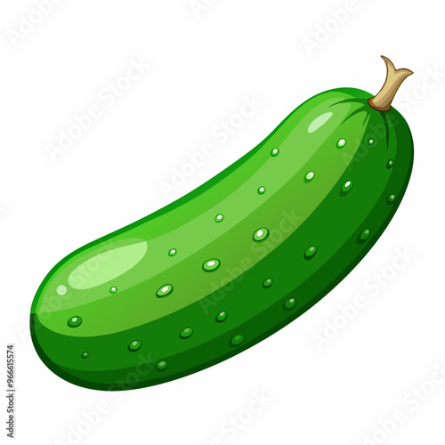 illustration of cucumber