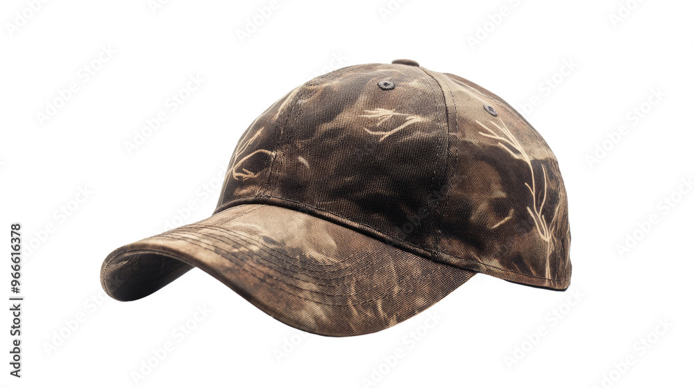 Fototapeta premium camouflage cap on a transparent background