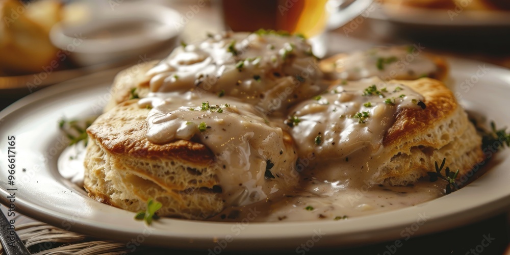 Southern Biscuits and Gravy Homemade for Breakfast Southern Biscuits and Gravy Homemade for Breakfast