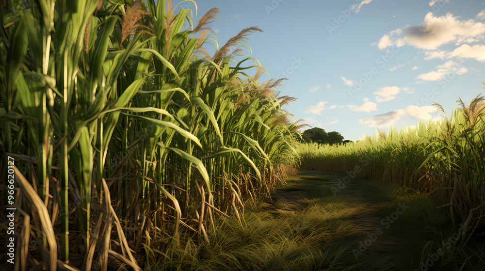 Fototapeta premium Fresh sugar cane