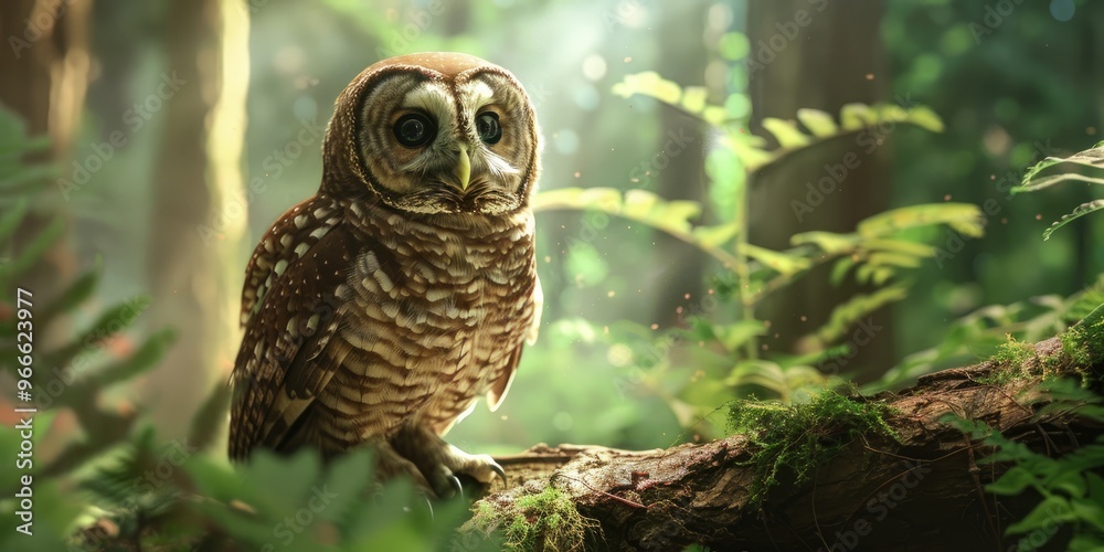 Spotted Owl: An Indigenous Owl Species from the Western Region of the Continent Spotted Owl: An Indigenous Owl Species from the Western Region of the Continent