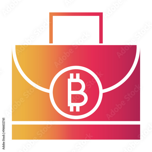 crypto portofolio Gradient icon