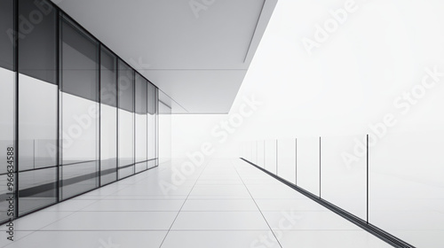 minimalist architecture modern design white background clean lines geometric shapes contemporary aesthetics simple forms negative space 