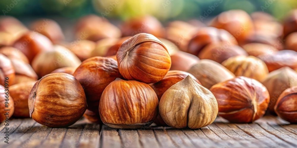 Close-up of a peeled roasted hazelnut with a panoramic background, hazelnut, roasted, peeled, nut, close-up, food, snack Close-up of a peeled roasted hazelnut with a panoramic background, hazelnut, roasted, peeled, nut, close-up, food, snack